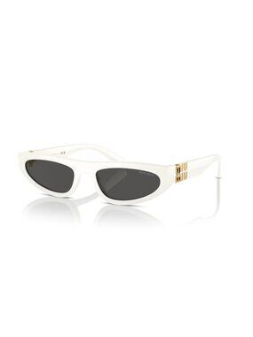 NEW MIU MIU MU07ZS 1425S0 WHITE SUNGLASSES MU 07ZS 1425S0
